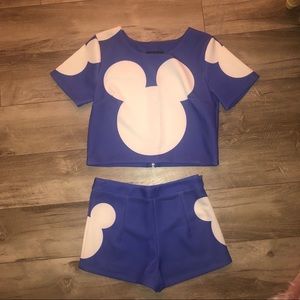 Mickey Mouse shorts set